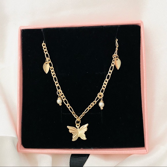 Butterfly Charm Necklace - Picture 6 of 7